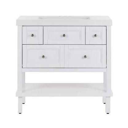 Glacier Bay 37 inch bathroom vanity