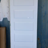 Five panel shaker interior door